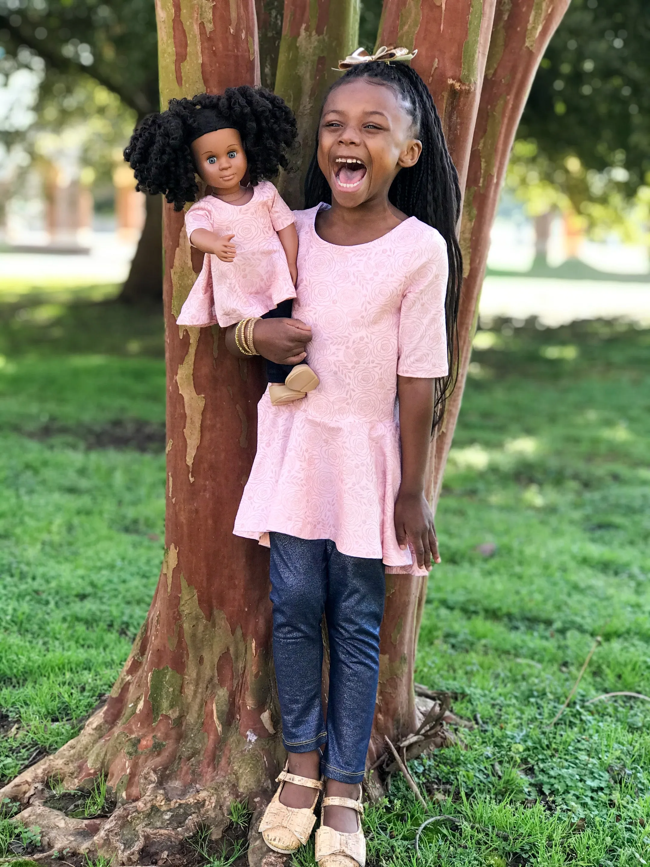 18-Inch Doll Mya Hi-Lo Peplum Top