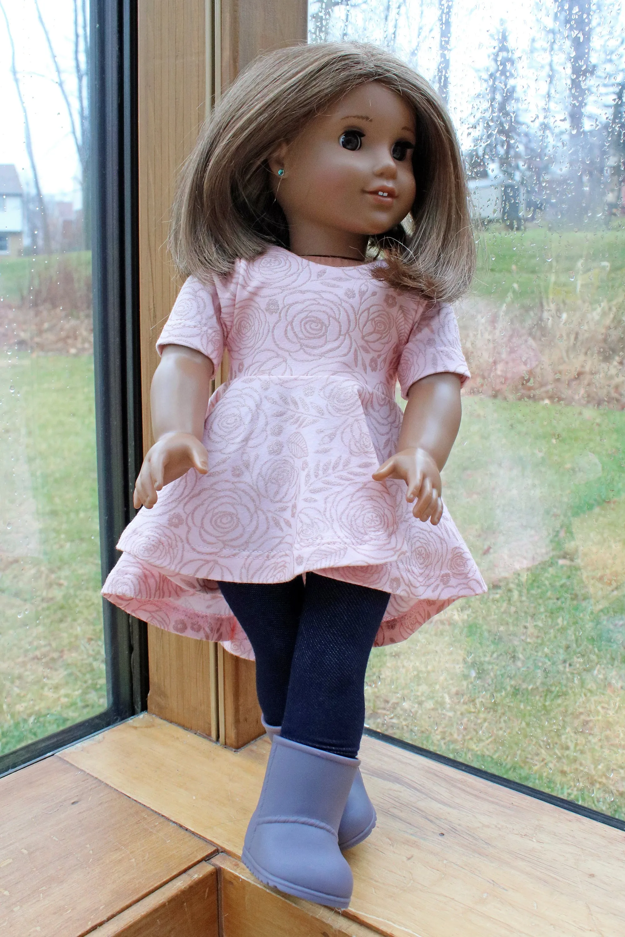 18-Inch Doll Mya Hi-Lo Peplum Top
