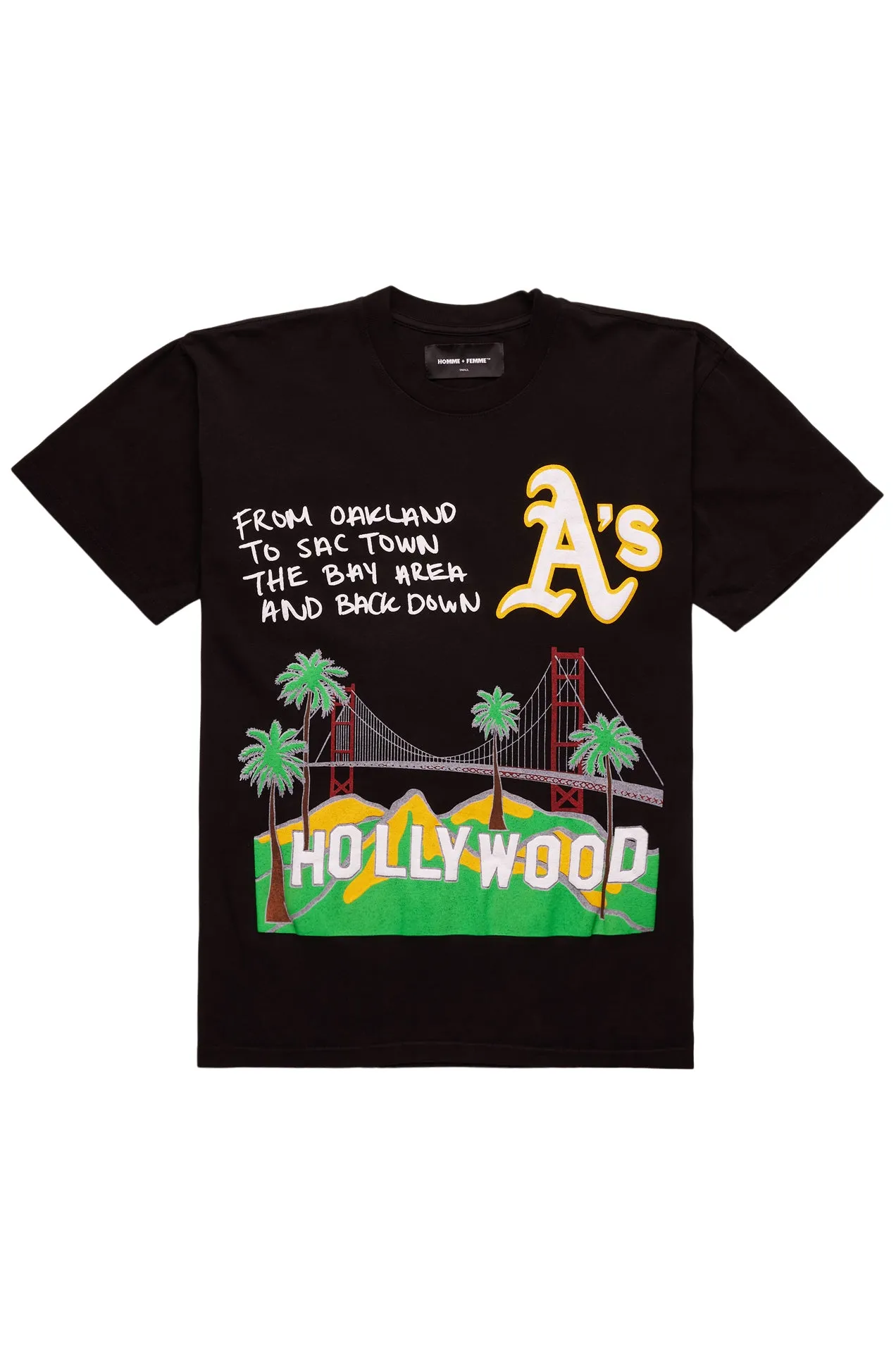 Cali to Nyc Tee Black