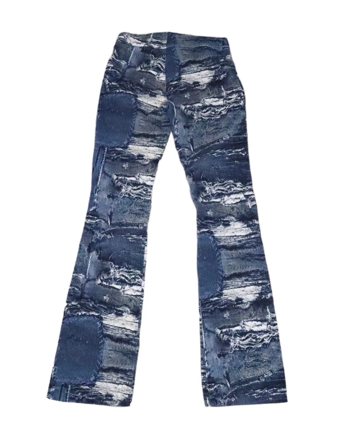 French Lace Up Flare Pants (XS) 