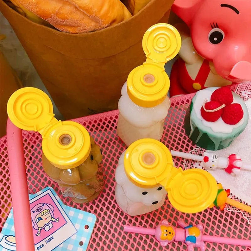 Kawaii Bear Kids Water Bottles