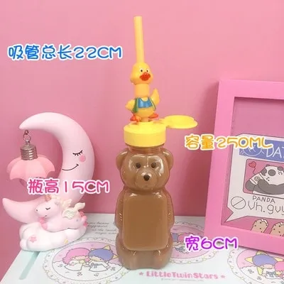 Kawaii Bear Kids Water Bottles