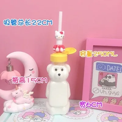 Kawaii Bear Kids Water Bottles