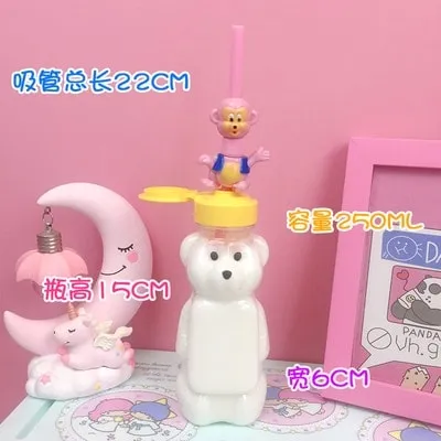 Kawaii Bear Kids Water Bottles