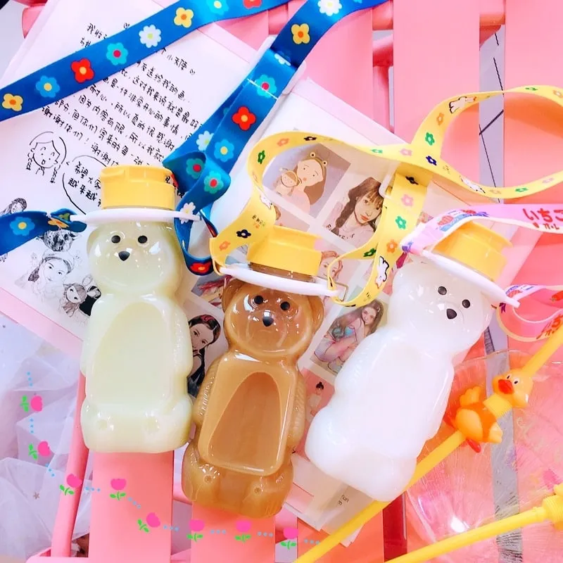 Kawaii Bear Kids Water Bottles