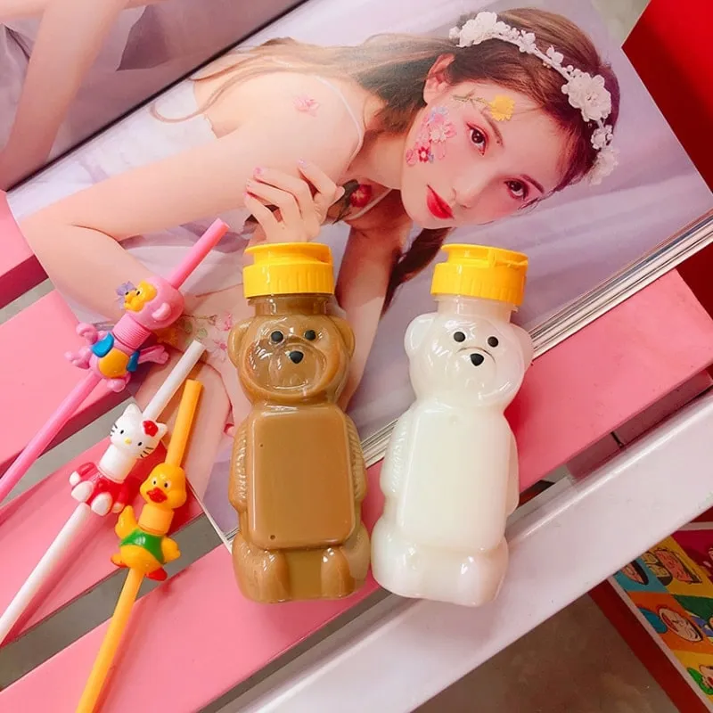 Kawaii Bear Kids Water Bottles