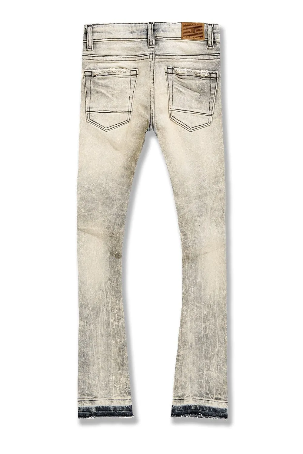 Kids Attitude Stacked Denim (Bone White)