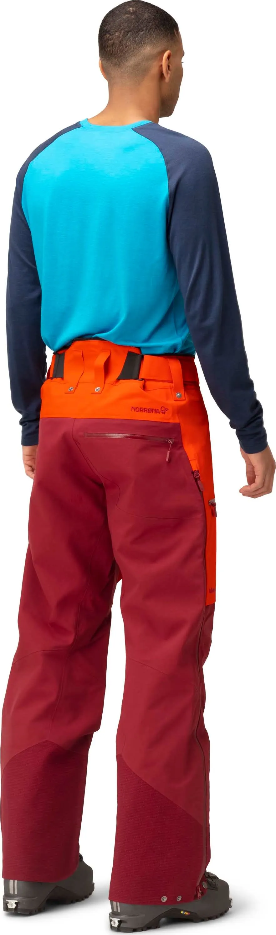 Norrøna Men&#x27;s Lofoten GORE-TEX Pro Pants Arednalin/Rhubarb | Buy Norrøna Men&#x27;s Lofoten GORE-TEX Pro Pants Arednalin/Rhubarb here | Outnorth