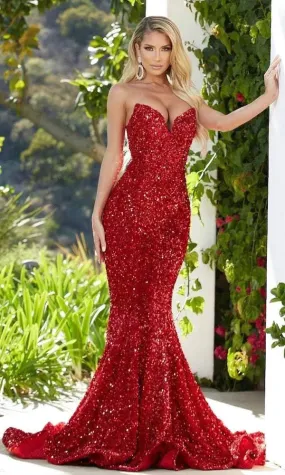 Perfect Red Evening Dress