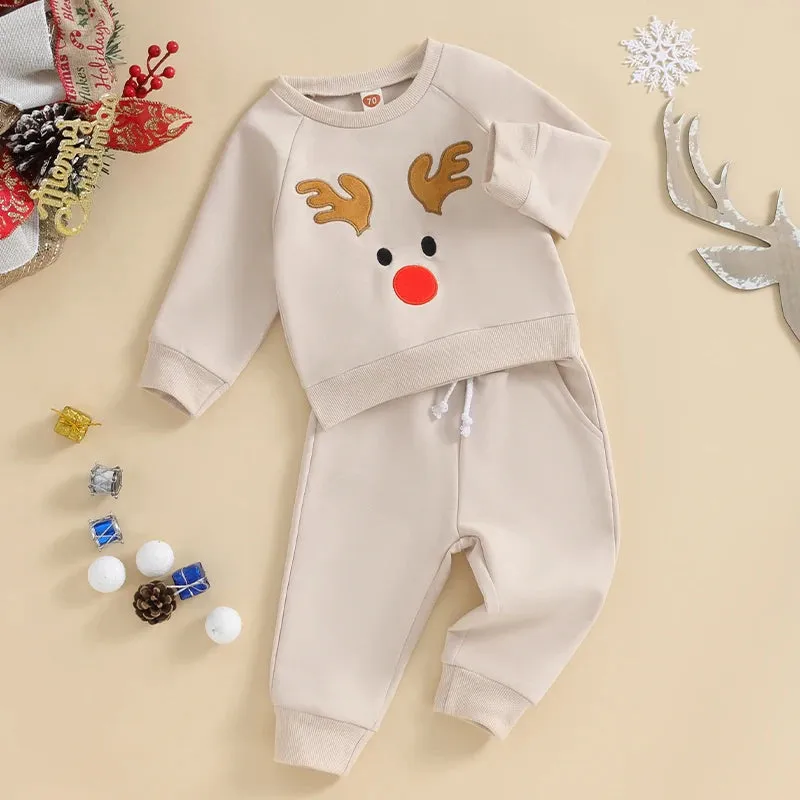 Reindeer 2-Piece Baby Toddler Outfit