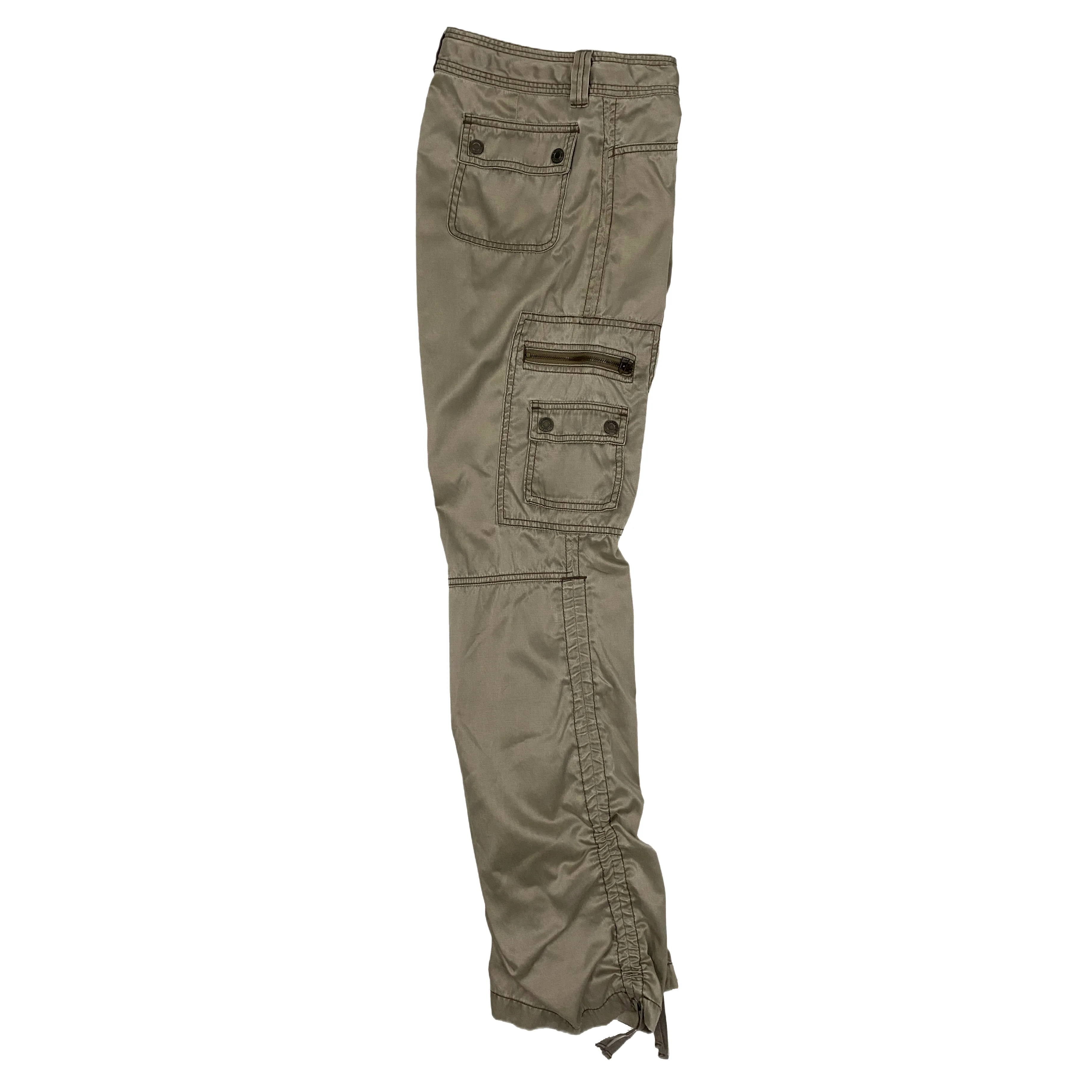 Satin Scrunch Cargos (XS)