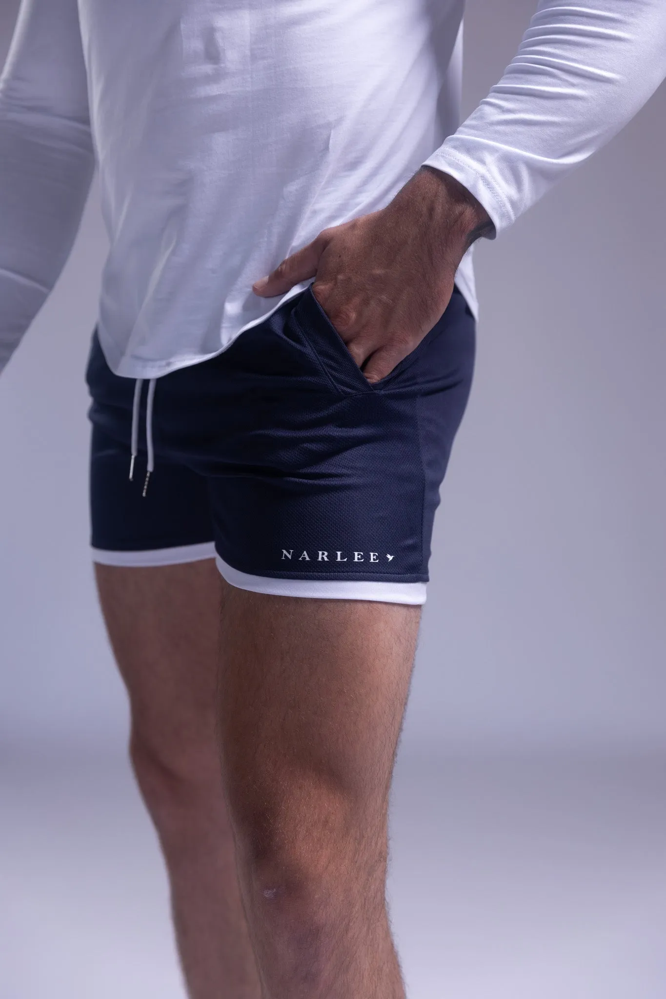 Signature Shorts Navy-Blue
