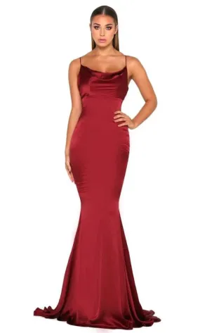 Spicy Red Evening Dress