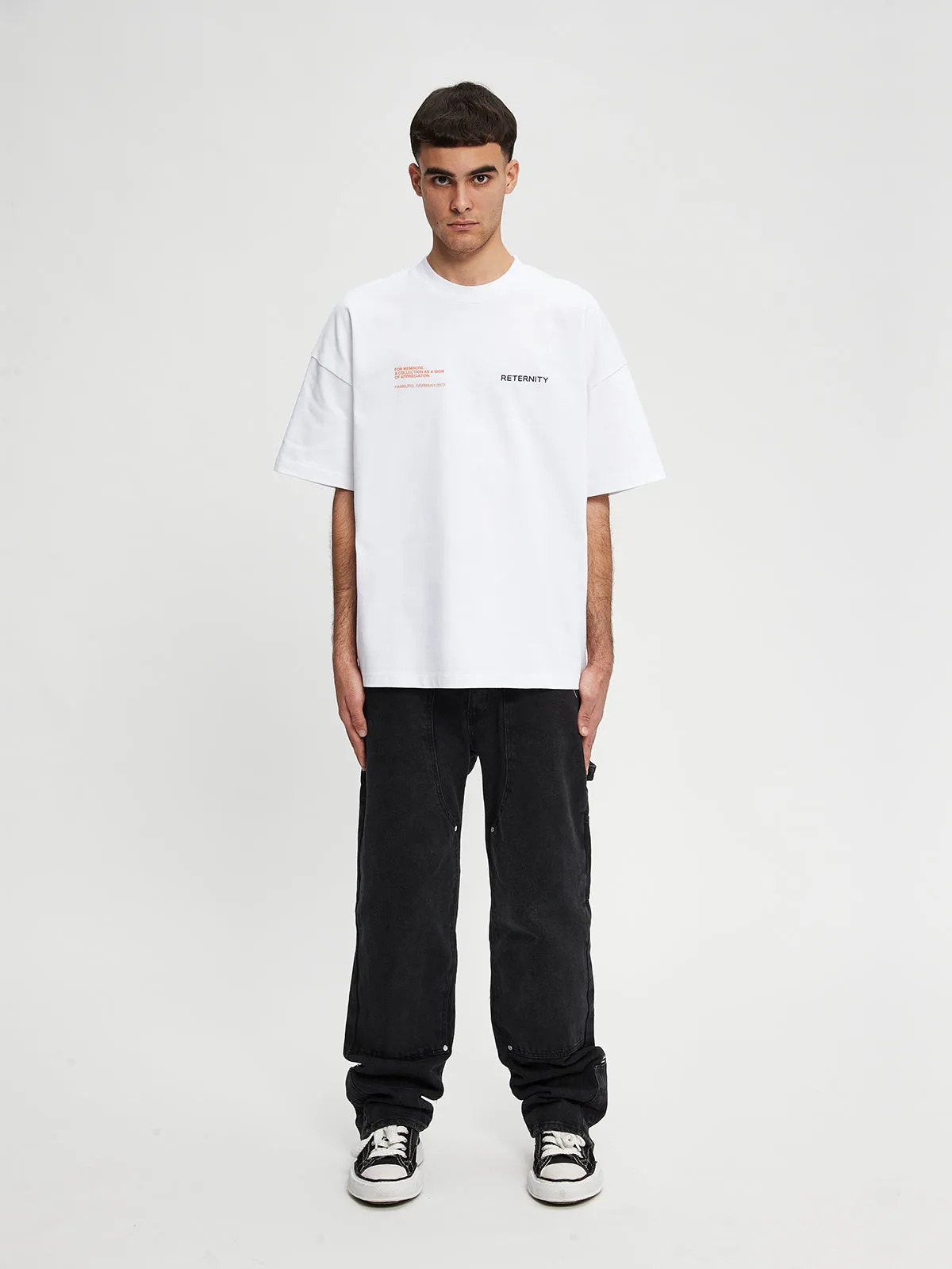 T-SHIRT OFFICIAL UNIFORM - WHITE/ORANGE