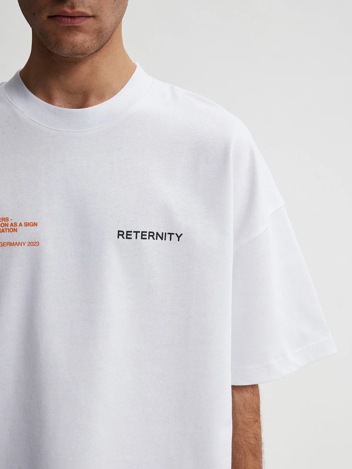 T-SHIRT OFFICIAL UNIFORM - WHITE/ORANGE