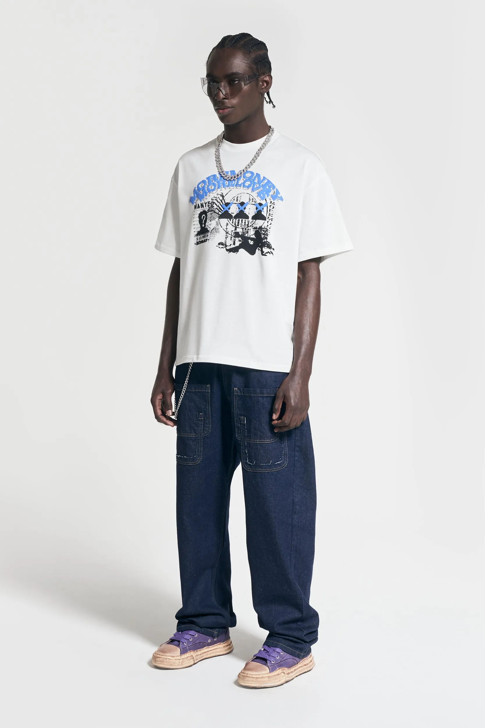 WILDLY WANTED BLANC TEE
